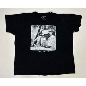 Notorious BIG Biggie Jay-Z Graphic T-shirt Women XXL Black Rap Music